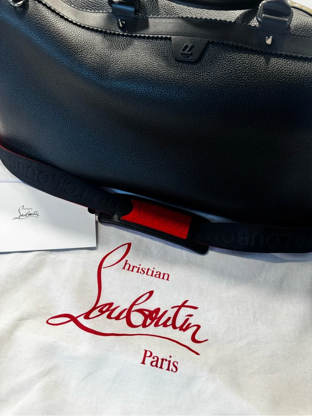 Christian Louboutin - Ruisbuddy - Duffle Bag - Grained Calf Leather & Rubber